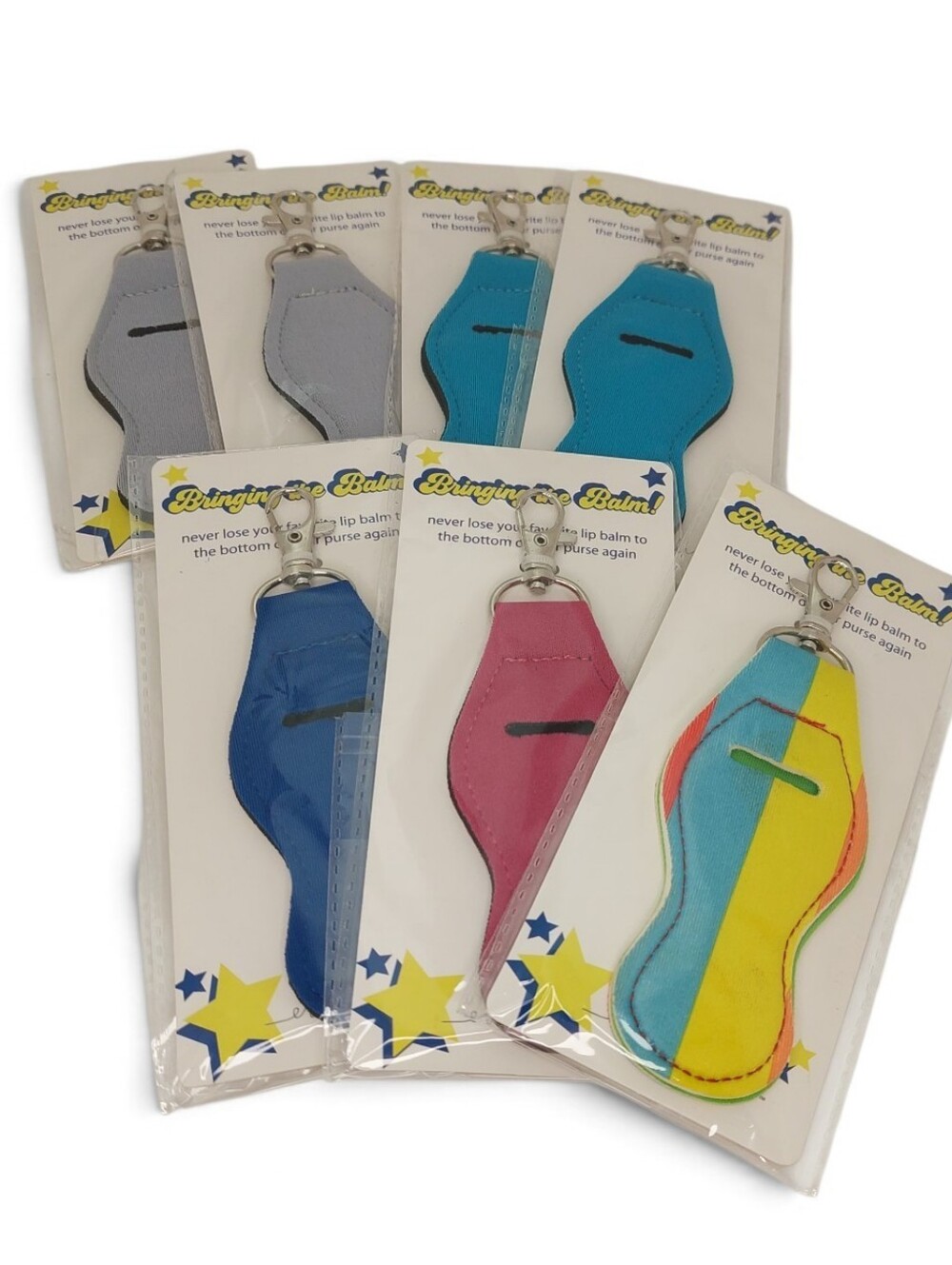 Ever Ellis Lip Balm Keychain Holder Wholesale Gifts Trinkets Set Of 7